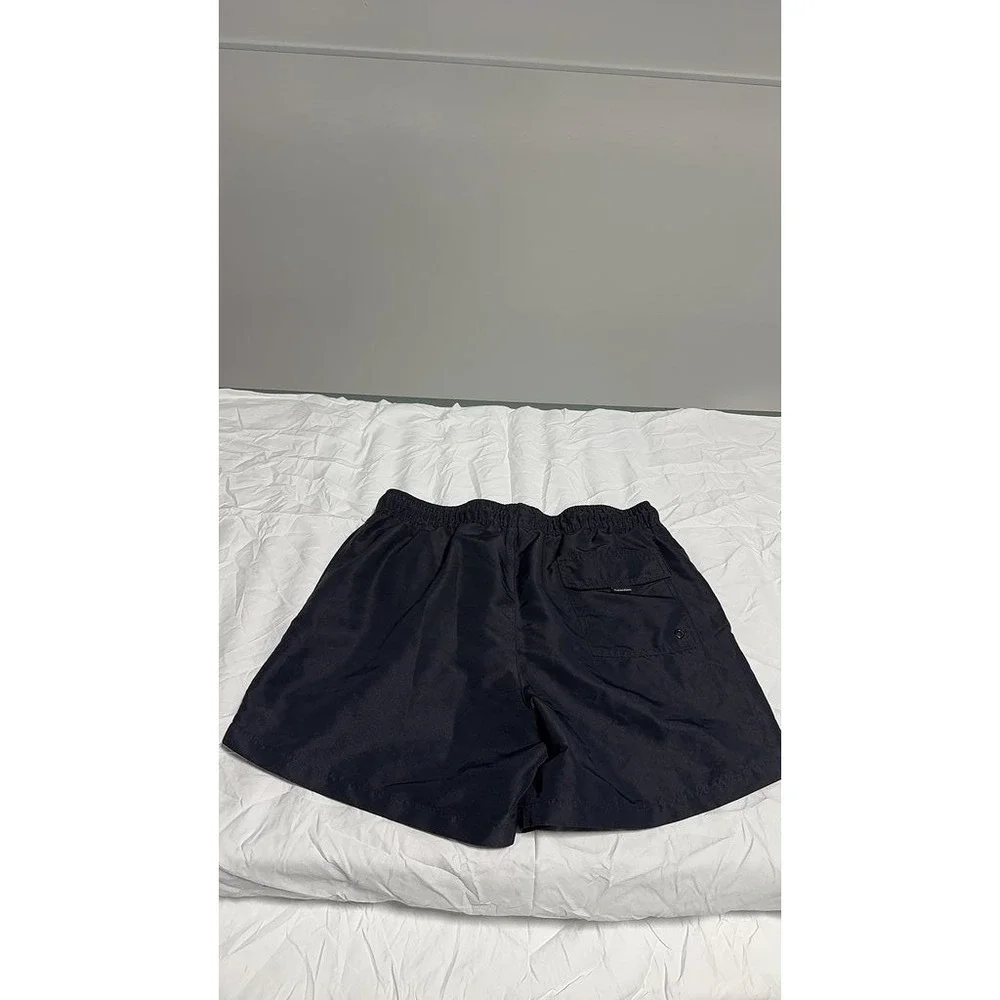 Calvin Klein Mens Swim Shorts Black Elastic Drawstring Large